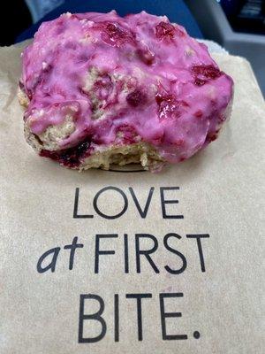 Raspberry scone