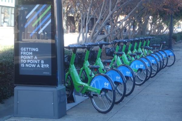 Zyp Bike Share waiting for you!