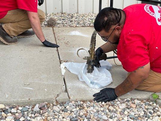 Concrete Leveling & Lifting - Entry Way