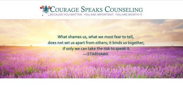 Courage Speaks Counseling