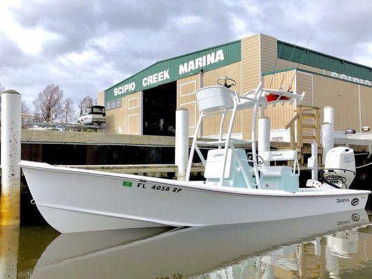 Scipio Creek Marina's new facilities & restaurant serves Southern Salinity's clients with first class service in Apalachicola, FL