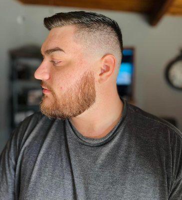 Mid high fade