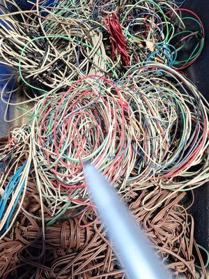 Customer can bring their old house hold wire for