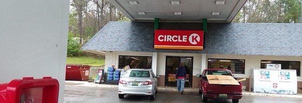 Entrance to the Circle K gas station convenience store in Northport, Alabama!