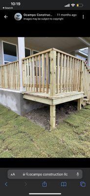 Hand railing build and installation.