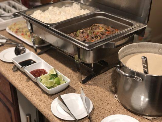 Thai buffet in the comfort of your home or office!