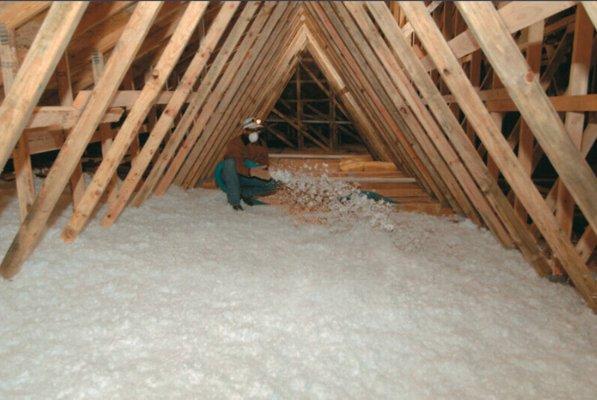 Blown-in Attic Insulation