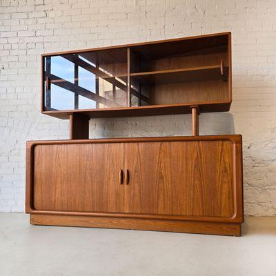 Danish teak tambour sideboard