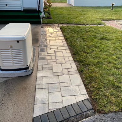 Paver walkway