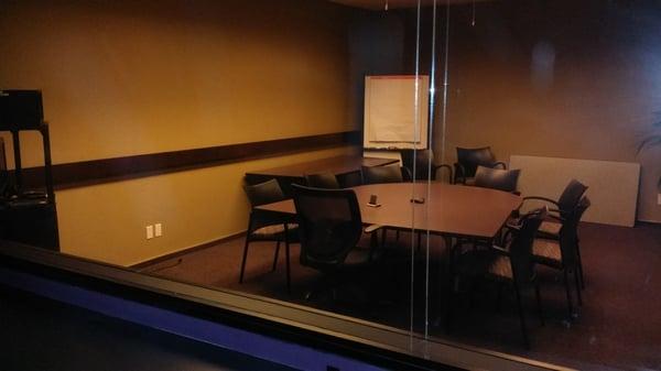 Professional meeting teleconferencing rooms.