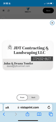 JDT Contracting And Landscaping