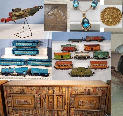 We have a great assortment of antiques & collectibles.