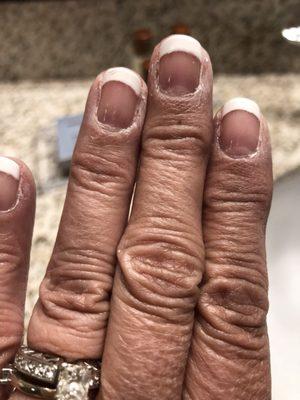 Look closely at my cuticles.do these hands look moisturized and supple after a massage?!?!?!