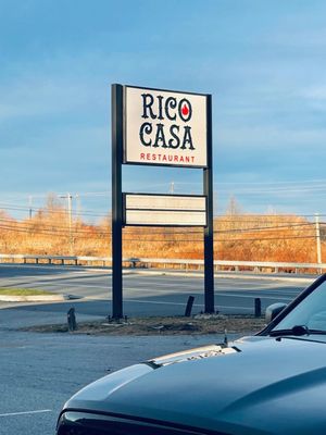 Rico Casa sign off of Rt. 61