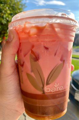 Iced Raspberry Macchiato - delicious!