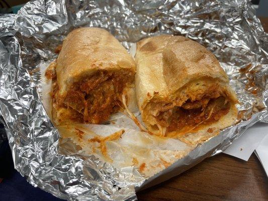 Meatball parm grinder