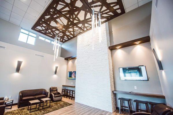 Well lit and classy interiors at Corson Dentistry Parker