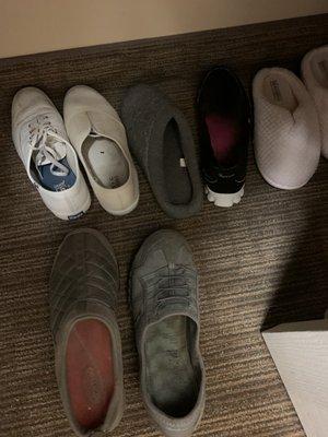 Over 8 different shoes, but not a SINGLE pair - what a waste of our money and time in labeling items.