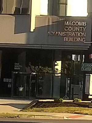 Macomb County Administration Building at One South Main.