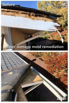 Water damage repair