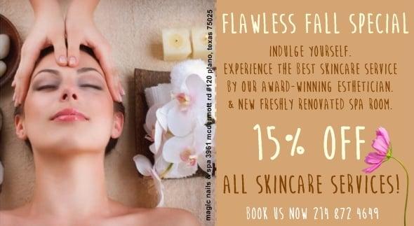 15% off All Skincare Services! now through 12/31/2014