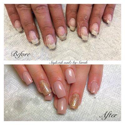 Natural nails overlay