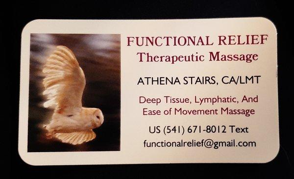 Functional Relief Therapeutic Massage