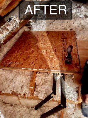 Subfloor attic