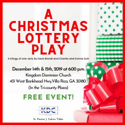 At KDC, we love our annual Christmas plays! They are always filled with laughter, wit, and Christmas fun! Don't miss out!