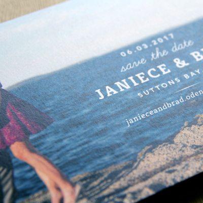 Custom Save the Date Invitations created by graphic designers at Write Impressions. #savethedate #custominvitations #detroit