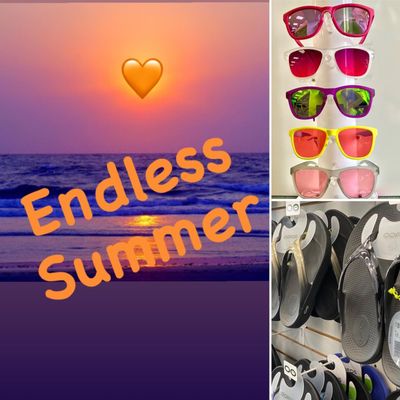 Great sunglasses and supportive sandals are for every season!