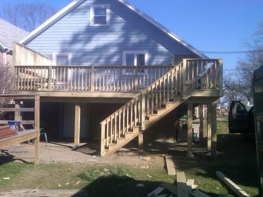 Gloucester deck project. (see review that yelp filtered)