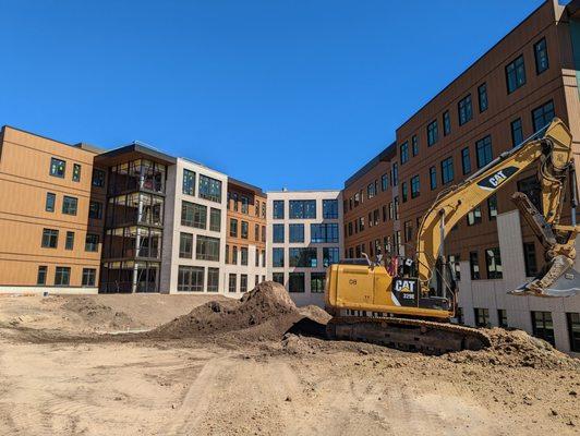 The construction of our new Health Center is right on schedule. This photo was taken in September 2022.