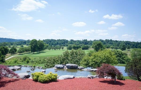 The view from the PB Dye clubhouse. (Photo by Stadtkind Photography.)