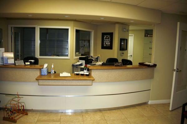 Front reception desk