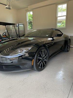 Aston Martin DB11 maintenance detail