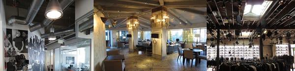 OverstockBulbs Commercial Lighting London Hotel West Hollywood, Offices and Stores