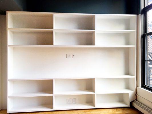 Custom storage / media unit fabricated by 555