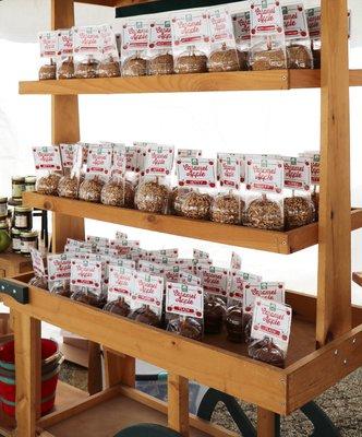 Caramel apples in the Long Grove Confectionary tent.