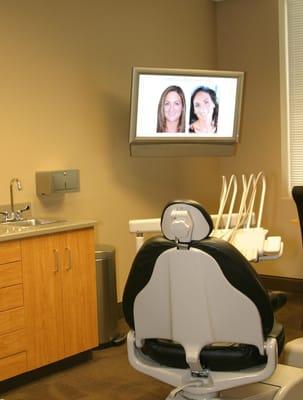 Spacious treatment rooms with advanced technology add to the comfort of the patient experience