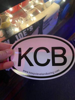 KCB sticker