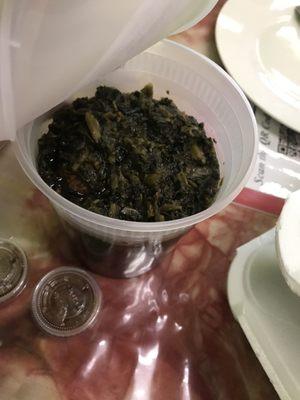 Collard Greens Hot Meal To Go