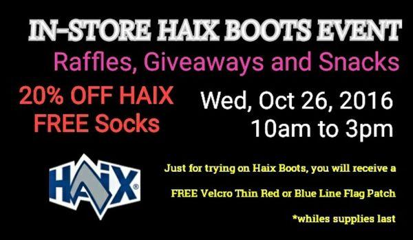 Haix Boots
Black Eagle
20% OFF