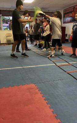 warzone boxing kids class