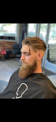 Fade and Beard trim by Vikki