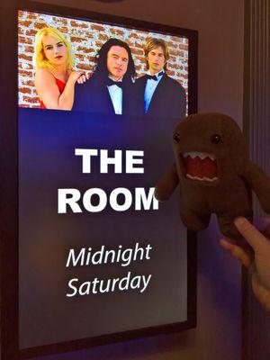 Every second Saturday come see a midnight showing of The Room! Bring your plastic spoons!