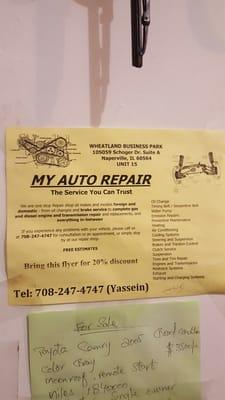 My Auto Repair