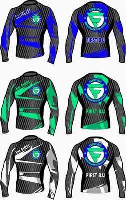 @FIRSTBJJ RASHGUARD.