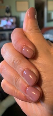 Gel manicure