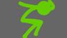 Photo of Green Stick Figure A.